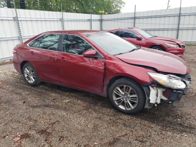 4T1BF1FK3FU937539 - 2015 TOYOTA CAMRY LE RED photo 4