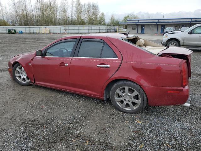 1G6DW677050170049 - 2005 CADILLAC STS RED photo 2