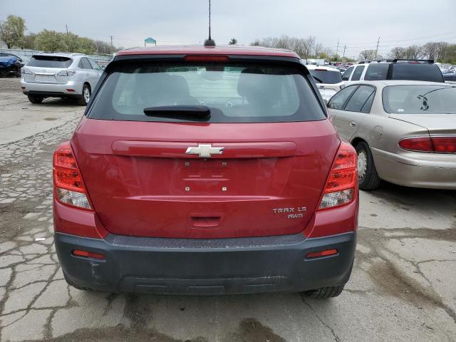 KL7CJPSB5FB170284 - 2015 CHEVROLET TRAX 1LS RED photo 6