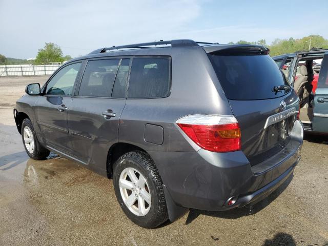 5TDKK3EH8AS013385 - 2010 TOYOTA HIGHLANDER SE GRAY photo 2