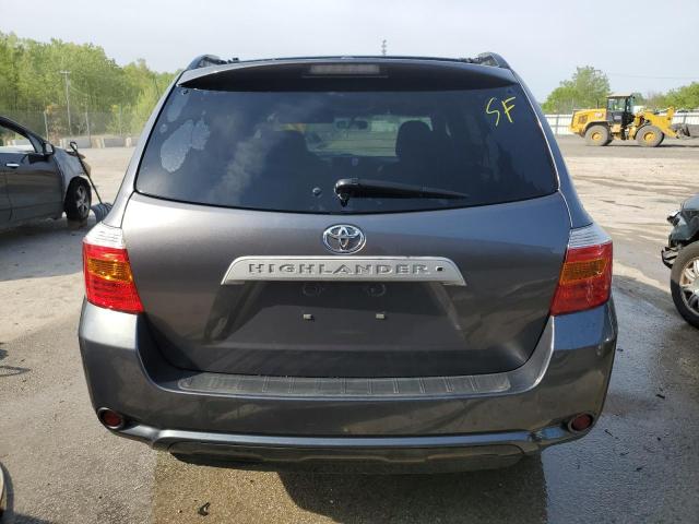 5TDKK3EH8AS013385 - 2010 TOYOTA HIGHLANDER SE GRAY photo 6