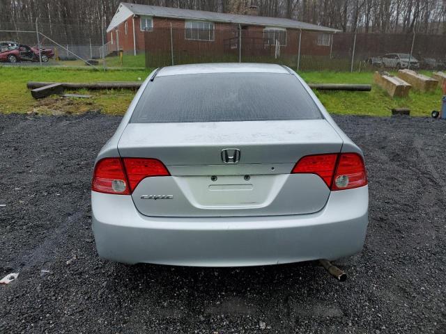 1HGFA16548L049956 - 2008 HONDA CIVIC LX SILVER photo 6