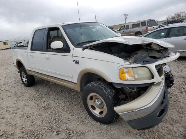 1FTRW08L71KE36452 - 2001 FORD F150 SUPERCREW WHITE photo 4