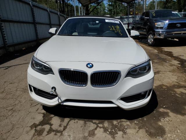 WBA1K5C51FV474146 - 2015 BMW 228 I WHITE photo 5