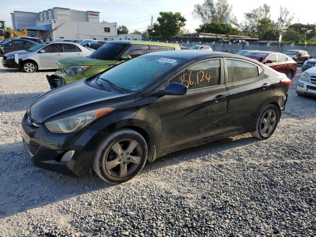 KMHDH4AE5DU497729 - 2013 HYUNDAI ELANTRA GLS BLACK photo 1