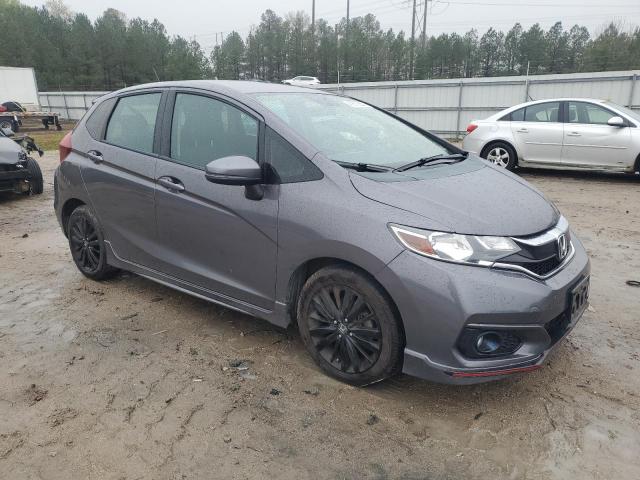 3HGGK5H69JM710383 - 2018 HONDA FIT SPORT GRAY photo 4