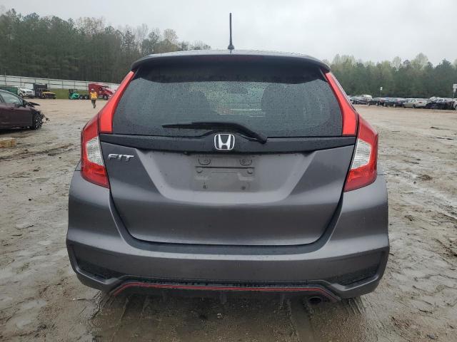 3HGGK5H69JM710383 - 2018 HONDA FIT SPORT GRAY photo 6