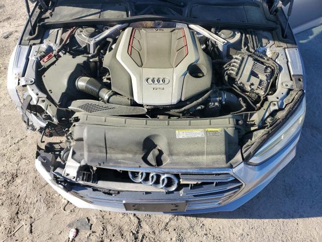 WAUB4CF55JA005463 - 2018 AUDI S5 PREMIUM PLUS SILVER photo 11