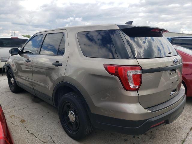 1FM5K8AR7JGB46752 - 2018 FORD EXPLORER POLICE INTERCEPTOR 棕色 照片 2