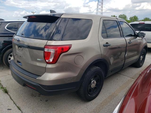 1FM5K8AR7JGB46752 - 2018 FORD EXPLORER POLICE INTERCEPTOR 棕色 照片 3