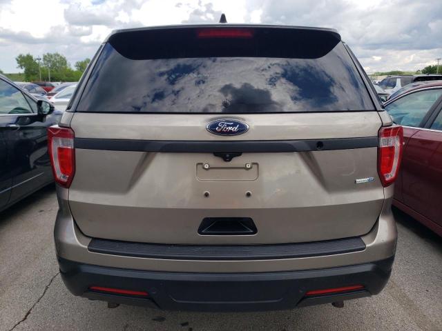 1FM5K8AR7JGB46752 - 2018 FORD EXPLORER POLICE INTERCEPTOR 棕色 照片 6