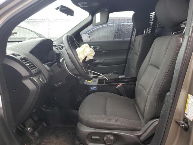 1FM5K8AR7JGB46752 - 2018 FORD EXPLORER POLICE INTERCEPTOR 棕色 照片 7