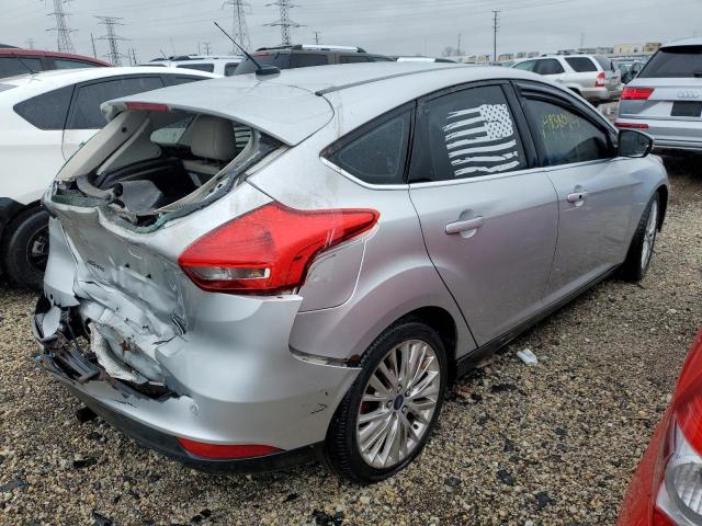 1FADP3N25FL209644 - 2015 FORD FOCUS TITANIUM SILVER photo 3