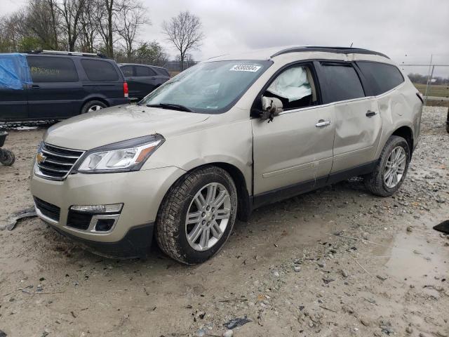 1GNKRGKDXEJ155851 - 2014 CHEVROLET TRAVERSE LT BEIGE photo 1