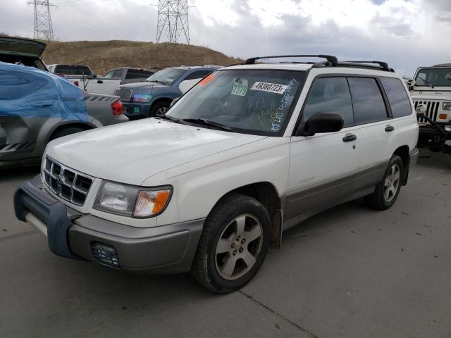 JF1SF655XWH701997 - 1998 SUBARU FORESTER S WHITE photo 1