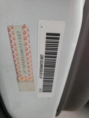 JF1SF655XWH701997 - 1998 SUBARU FORESTER S WHITE photo 12