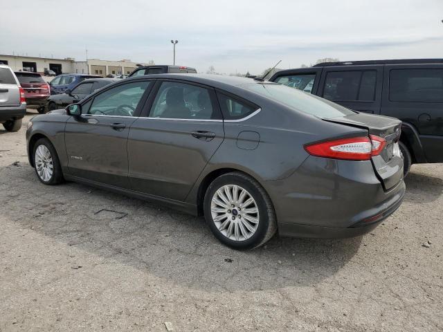 3FA6P0LU7FR266568 - 2015 FORD FUSION SE HYBRID GRAY photo 2