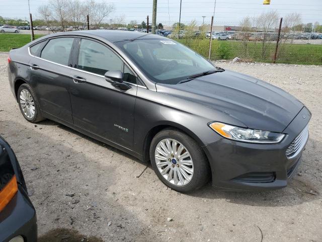 3FA6P0LU7FR266568 - 2015 FORD FUSION SE HYBRID GRAY photo 4