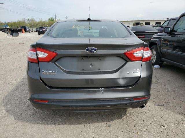 3FA6P0LU7FR266568 - 2015 FORD FUSION SE HYBRID GRAY photo 6