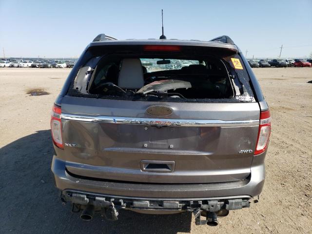 1FMHK8D8XBGA57257 - 2011 FORD EXPLORER XLT GRAY photo 6