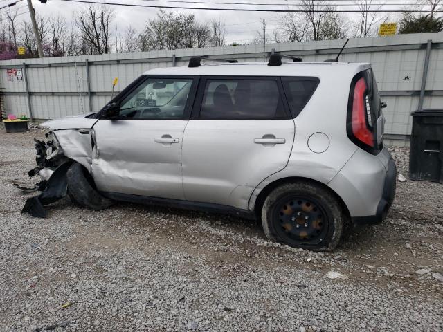 KNDJN2A25F7773564 - 2015 KIA SOUL SILVER photo 2