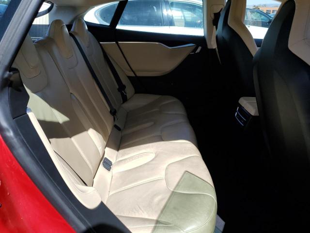 5YJSA1S15EFP37690 - 2014 TESLA MODEL S 红色 照片 10