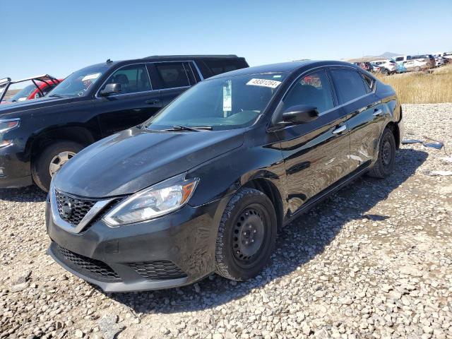 3N1AB7AP9HY352694 - 2017 NISSAN SENTRA S BLACK photo 1