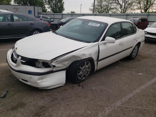 2G1WF52E459279702 - 2005 CHEVROLET IMPALA WHITE photo 1