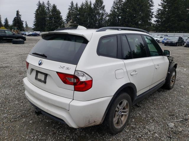 WBXPA93476WG80036 - 2006 BMW X3 3.0I WHITE photo 3