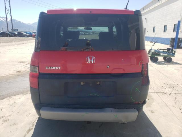 5J6YH28645L028500 - 2005 HONDA ELEMENT EX RED photo 6