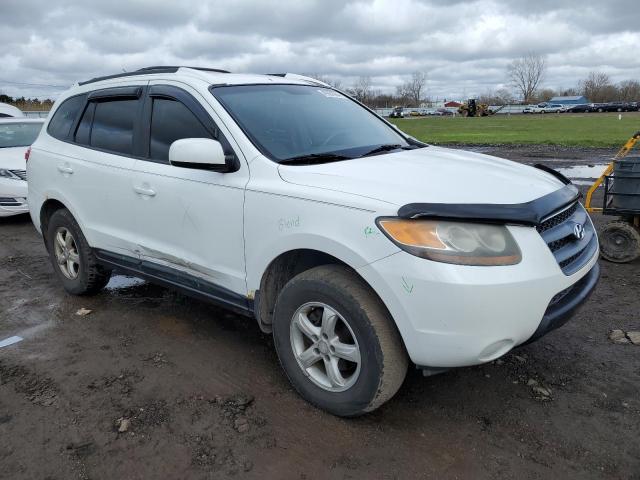 5NMSG13D37H107658 - 2007 HYUNDAI SANTA FE GLS WHITE photo 4