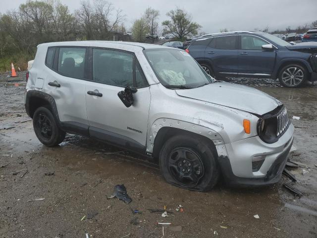 ZACNJDABXMPN36560 - 2021 JEEP RENEGADE SPORT SILVER photo 4