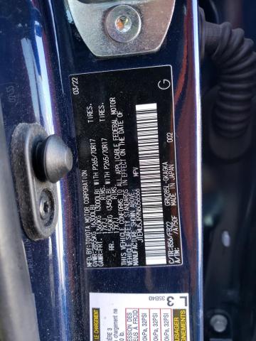 JTEMU5JR9N6056566 - 2022 TOYOTA 4RUNNER SR5/SR5 PREMIUM 蓝色 照片 13