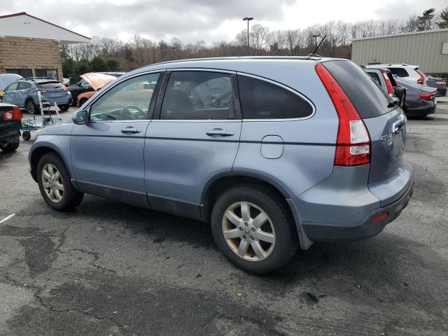 5J6RE48727L019203 - 2007 HONDA CR-V EXL BLUE photo 2