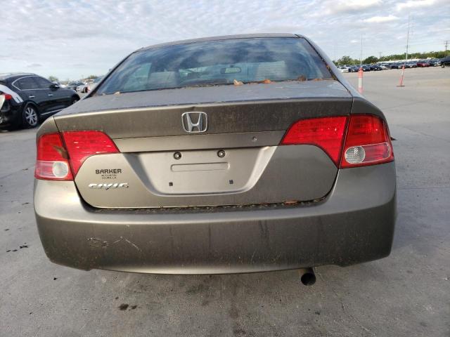 1HGFA16508L040946 - 2008 HONDA CIVIC LX GRAY photo 6