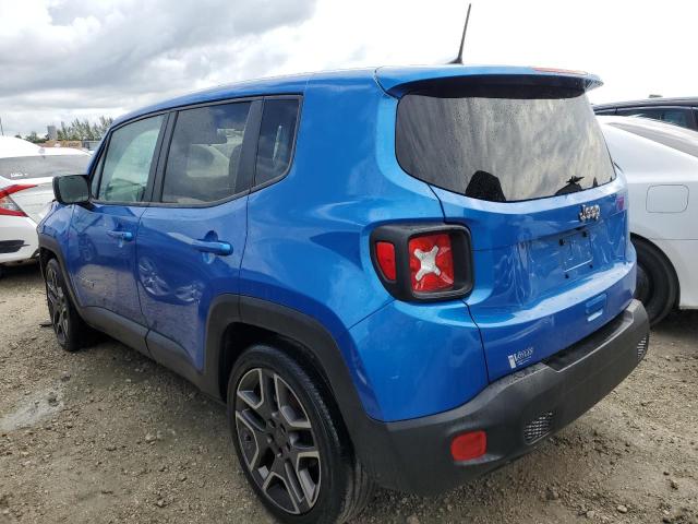 ZACNJAAB9LPL74319 - 2020 JEEP RENEGADE SPORT BLUE photo 2