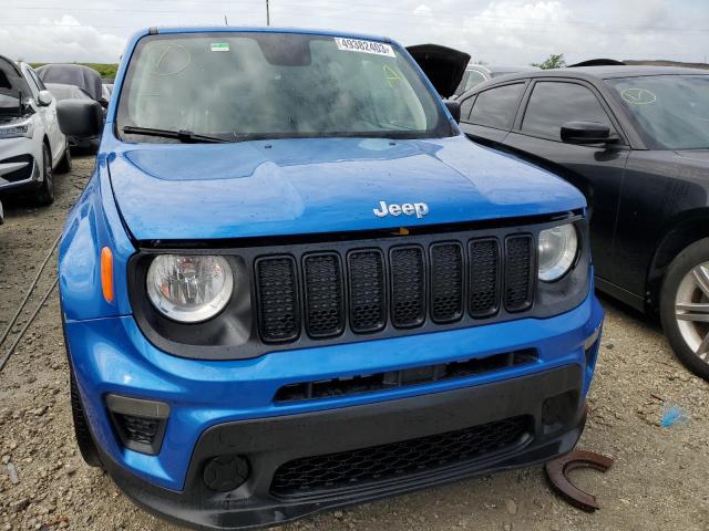 ZACNJAAB9LPL74319 - 2020 JEEP RENEGADE SPORT BLUE photo 5