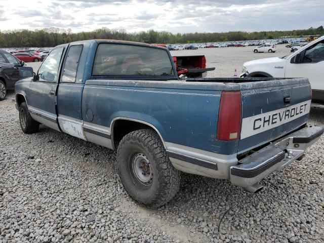 2GCEC19K3L1183197 - 1990 CHEVROLET GMT-400 C1500 BLUE photo 2