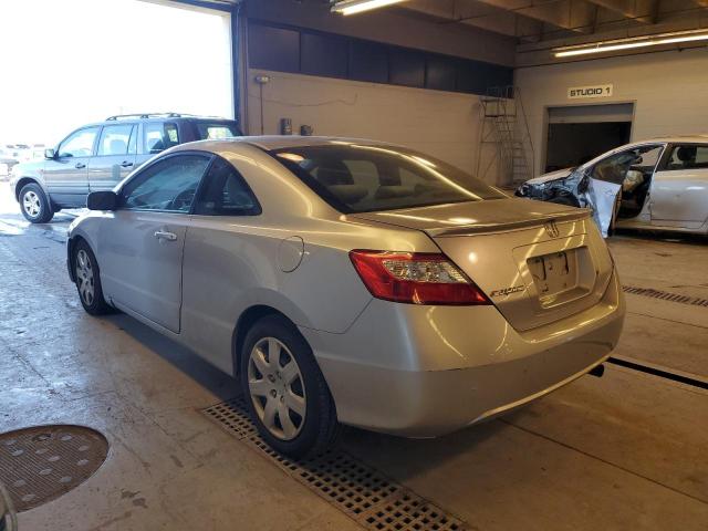 2HGFG12608H558100 - 2008 HONDA CIVIC LX SILVER photo 2