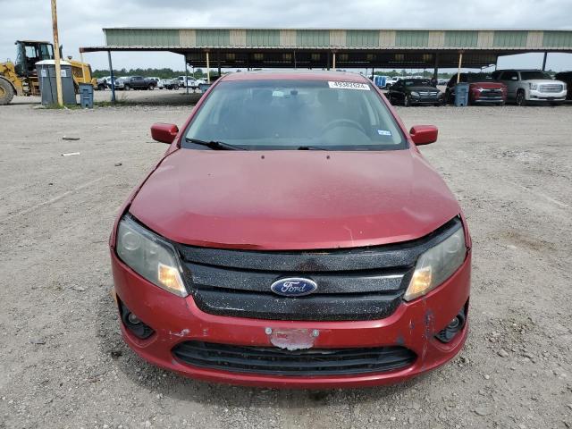 3FAHP0HA0CR192431 - 2012 FORD FUSION SE RED photo 5