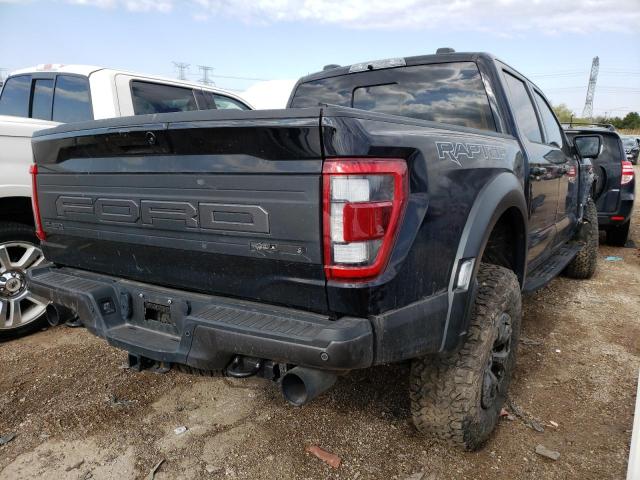 1FTFW1RGXNFA84914 - 2022 FORD F150 RAPTOR BLACK photo 3