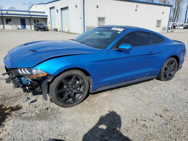 1FA6P8TH2K5176842 - 2019 FORD MUSTANG BLUE photo 1