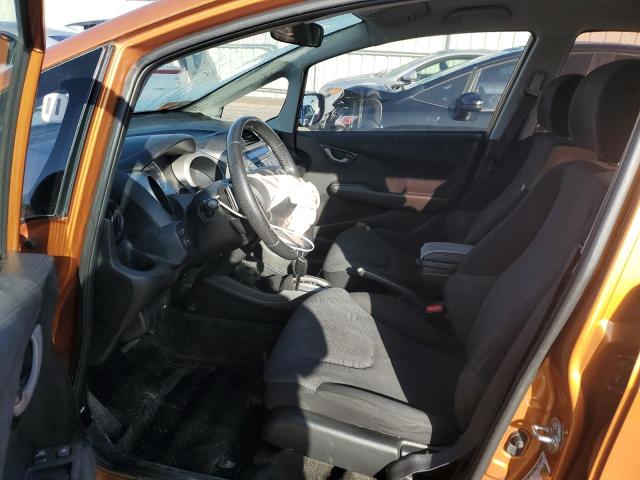 JHMGE8H44AC013029 - 2010 HONDA FIT SPORT ORANGE photo 7