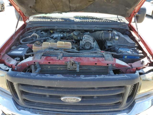 1FTNW20F01EB56483 - 2001 FORD F250 SUPER DUTY RED photo 11