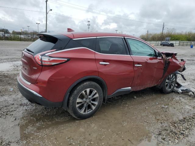 5N1AZ2MH1HN150358 - 2017 NISSAN MURANO S RED photo 3