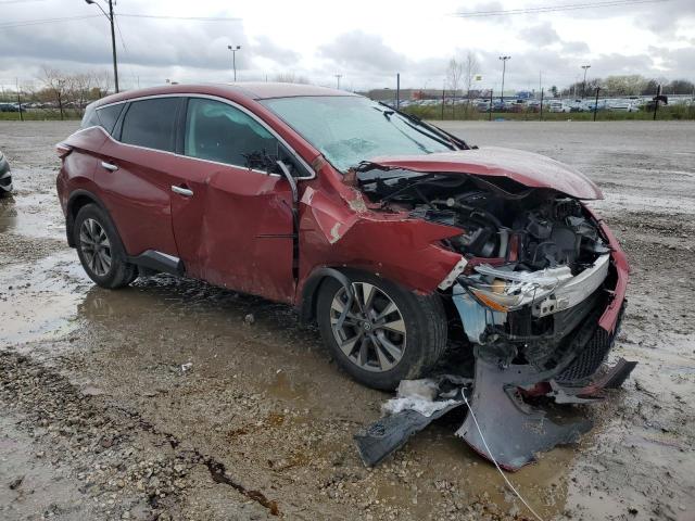 5N1AZ2MH1HN150358 - 2017 NISSAN MURANO S RED photo 4