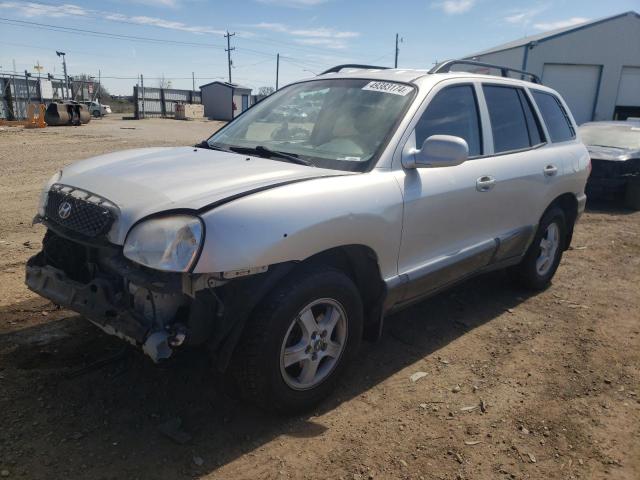 KM8SC73D63U565000 - 2003 HYUNDAI SANTA FE GLS SILVER photo 1