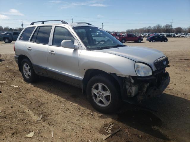 KM8SC73D63U565000 - 2003 HYUNDAI SANTA FE GLS SILVER photo 4