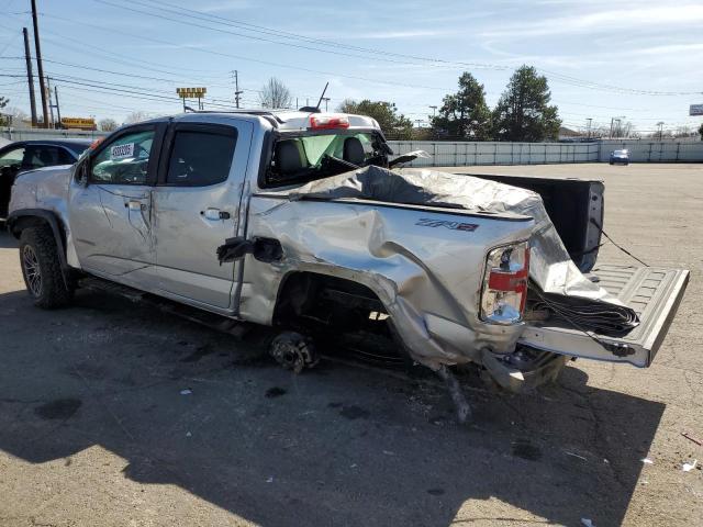 1GCGTEEN5J1277326 - 2018 CHEVROLET COLORADO ZR2 SILVER photo 2