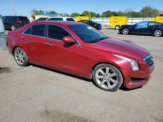 1G6AA5RA4D0122170 - 2013 CADILLAC ATS RED photo 4